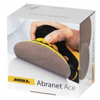 Krążek ścierny fi 150mm P120 NET rzep op.50szt. Mirka Abranet Ace (AC24105012)