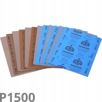 Papier ścierny wodny (wodoodporny) Matador 991A arkusz P1500 - op. 50 szt.