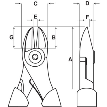 BAHCO 2101G-160IP SZCZYPCE BOCZNE 160 mm ERGO