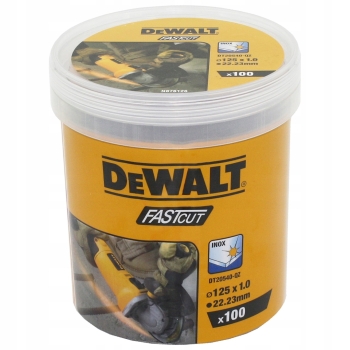 100 tarcz 125x1mm do metalu INOX DeWALT DT20540