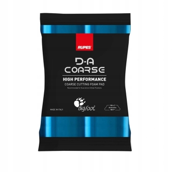Gąbka polerska na rzep RUPES DA High Performance 130/150mm COARSE (twarda) - niebieska (9.DA150H)