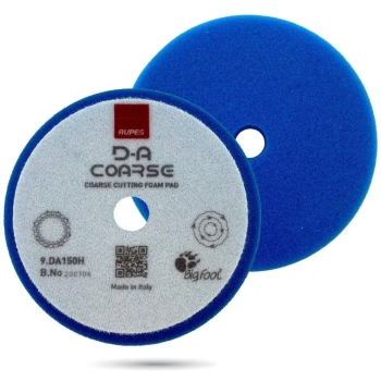 Gąbka polerska na rzep RUPES DA High Performance 130/150mm COARSE (twarda) - niebieska (9.DA150H)