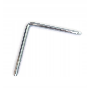Klucz imbusowy 4mm + TORX T15 do regulacji okien 75x75mm kształt "L" MACO