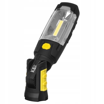 Latarka 300 lumenów ładowana przegubowa LED KEL LW-1PBR