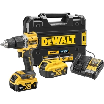 Wkrętarka udarowa BEZSZCZOTKOWA 18V, 2x5,0Ah + TSTAK 68Nm DeWALT DCD100YP2T