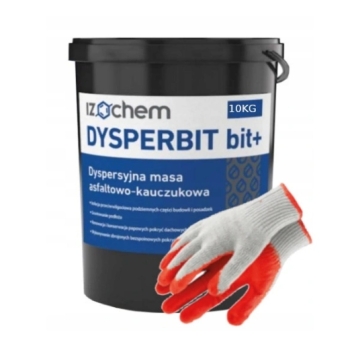 Masa bitumiczna Izochem 10 l DYSPERBIT bit+ (10 kg) do izolacji fundamentów