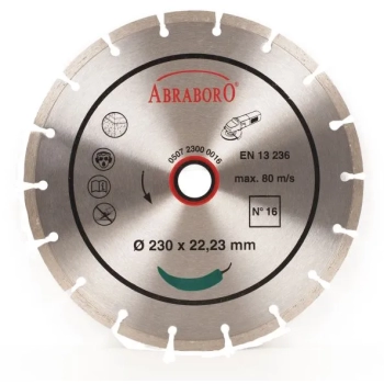 Tarcza diamentowa 125 x 22/7 ABRABORO N16, standard Abraboro (AB12500016)