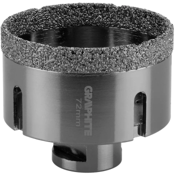 Otwornica diamentowa 72 mm x M14 GRAPHITE (55H316)