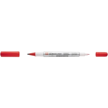 Marker IDenti-Pen Dual Point czerwony, Sakura