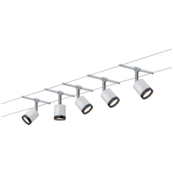 System linkowy TubeLED 5x4W Biały/Czarny/ Chrom 230/12V Tworzywo sztuczne