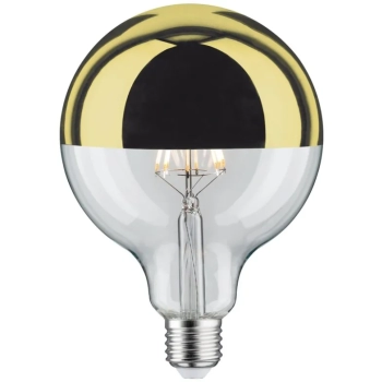 Źródło światła LED Globe 125 5W E27 230V zwierciadło Złoty 2700K ściemniany