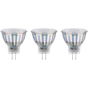 Źródło światła LED MR11 GU4 3x4.2W 345lm 36st. 2700K 12V srebrny / szkło