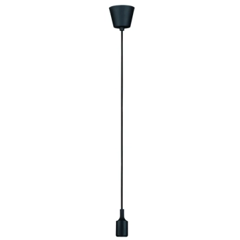 Lampa wisząca KETIL Neordic E27 max. 60W IP20 230V czarny / tworzywo sztuczne