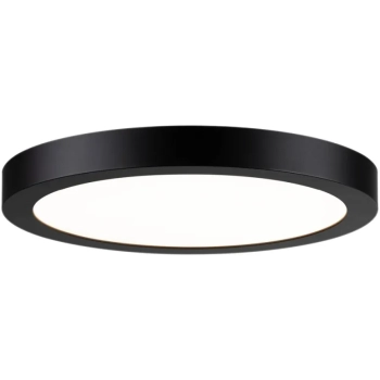 Plafoniera ABIA LED 22W 2200lm okragła 300mm 2700K IP20 230V czarny mat / tworzywo sztuczne