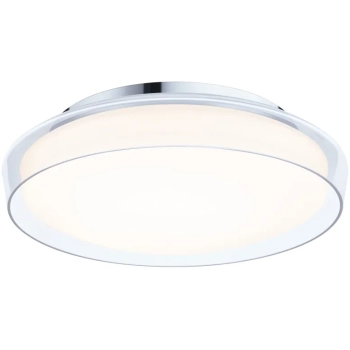 Plafoniera LUENA LED 16.5W 860lm okragła 350mm 3000K IP44 230V szkło chrom / metal