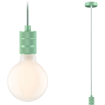 Lampa wisząca TILLA Neordic E27 max. 60W IP20 230V jasnozielony / metal