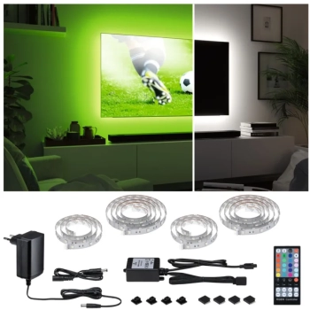 Zestaw taśma LED TV55 cali MaxLED 250 RGBW+ 20,5W 3000K 360cm 230/24V