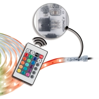 Taśma zewnętrzna SimpLED RGB zestaw kompletny 3m 8.5W 230/24V DC transparentny