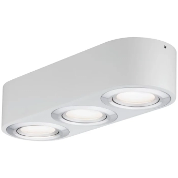 Oprawa sufitowa punktowa ARGUN LED DIM 3x4.2W 3x280lm 3000K 230V biały matowy / aluminium szczotkowane