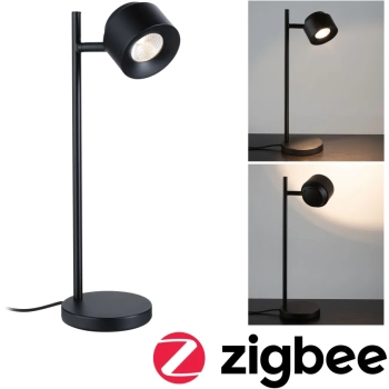 Lampa stołowa PURIC PANE LED SH Zigbee 2700K 400lm 4,5W 230V czarny