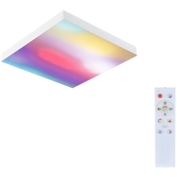 Plafoniera VELORA LED RGBW DIM Rainbow 13W 1140lm + pilot 295x295mm 3000-6500K 230V biały / metal