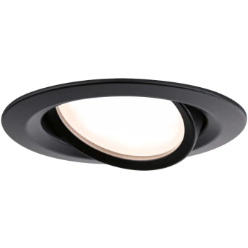 Oprawa do wbudowania NOVA LED PLUS DIM wychylna 6W 470lm 93mm 2700K IP65 230V  czarny matowy