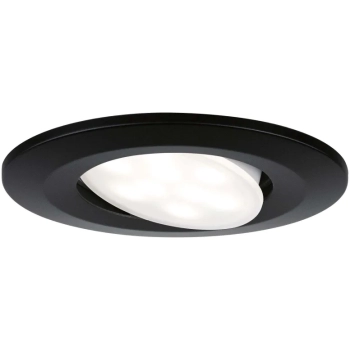 Oprawa do wbudowania CALLA LED 6W 500lm okrągła wychylna 4000K IP65 230V czarny matowy