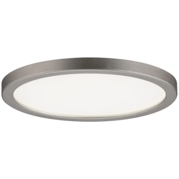 Plafoniera AREO LED DIM 6.5W 418lm 3000K okrągła 120mm IP44 230V satynowy nikiel / tworzywo sztuczne