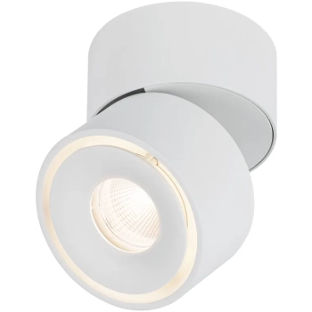 Oprawa sufitowa SPIRCLE LED 8W 550lm 36st. 3000K 230V biały mat/ aluminium