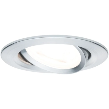 Oprawa do wbudowania NOVA LED wychylna GU10 6.5W 460lm 84mm 2700K IP23 230V aluminium