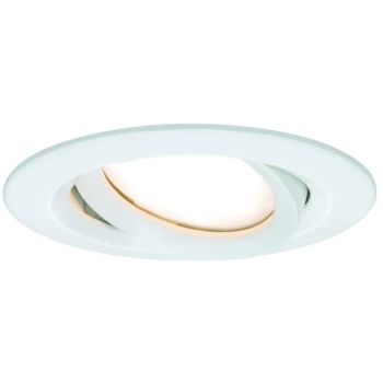 Oprawa do wbudowania NOVA PLUS COIN LED DIM wychylna 6W 470lm 93mm 2700K IP65 230V biały mat