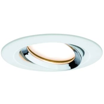 Oprawa do wbudowania NOVA PLUS COIN LED DIM wychylna zestaw 3x6W 470lm 93mm 2700K IP65 230V biały mat / chrom