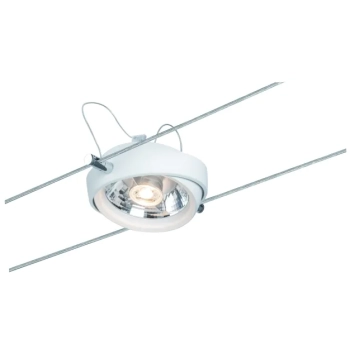 System linkowy Spotlight Powerline II 1x8W G53 Biały 230/12V 80VA Metal/Tworzywo sztuczne