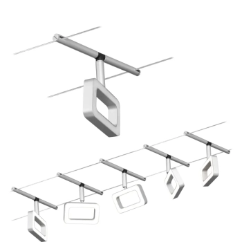 System linkowy DC Frame 5x4,8W Chr mat /Chrom 230V/12V DC 60VA twszt 3000K