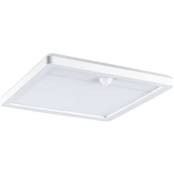 Plafoniera LAMINA LED 14.5W kwadratowa PIR 3000K IP44 230V biały / tworzywo sztuczne