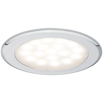 Oprawa  wpuszczana punktowa LED 2x2,5W 2x180lm 65mm 3000K 230/12V chrom