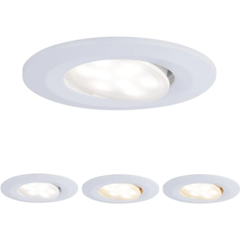 Oprawa do wbudowania CALLA LED 5W 400lm okrągła stała 3000/4000/6500K IP65 230V biały matowy