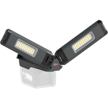 Akumulatorowa lampa robocza z dwoma głowicami 2500 lm DUO CONNECT 03.6111C