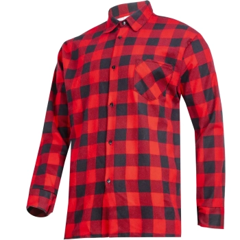 Koszula flanelowa krata czerwona 170g/m² 2XL LAHTI PRO APKF12XL