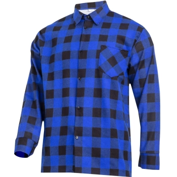 Koszula flanelowa krata niebieska 170g/m² 2XL LAHTI PRO APKF32XL