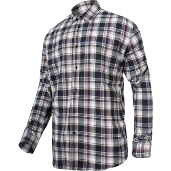 Koszula flanelowa szaro-czarna 170g/m² 3XL LAHTI PRO L4180406