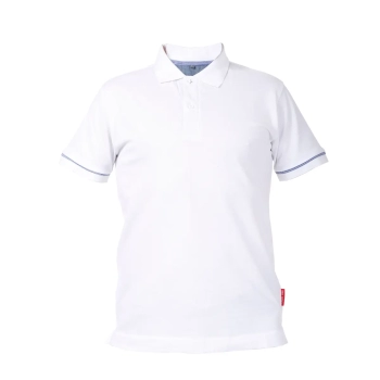 Koszulka polo 220g/m² biała 2XL LAHTI PRO L4030805