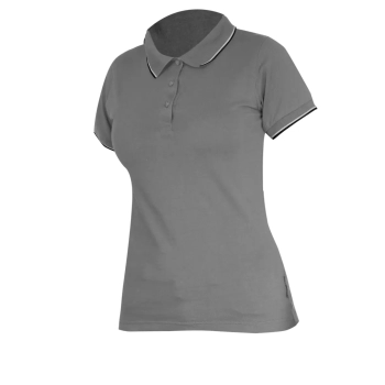 Koszulka polo damska 190g/m² szara 2XL LAHTI PRO L4031505