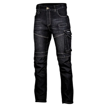 Spodnie jeansowe czarne stretch ze wzmocnieniami 2XL LAHTI PRO L4051705