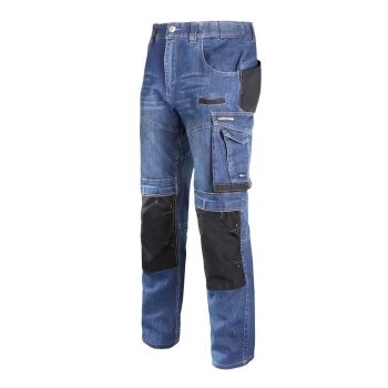 Spodnie jeansowe niebieskie stretch ze wzmocnieniami 2XL LAHTI PRO L4051005