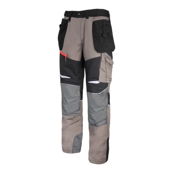 Spodnie khaki-czarne ze wstawkami ze stretchu XL LAHTI PRO L4050904