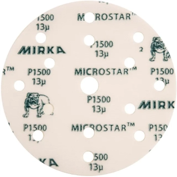 Krążek ścierny fi 150mm P800 15H rzep op.50szt. Mirka Microstar (FM61105081)