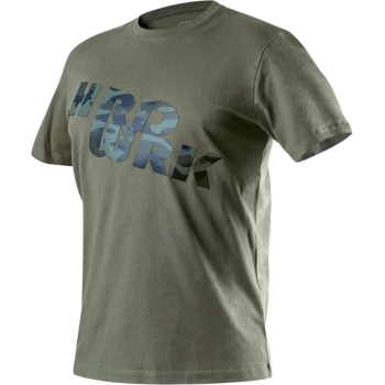 T-shirt roboczy oliwkowy CAMO, rozmiar M Neo (81-612-M)