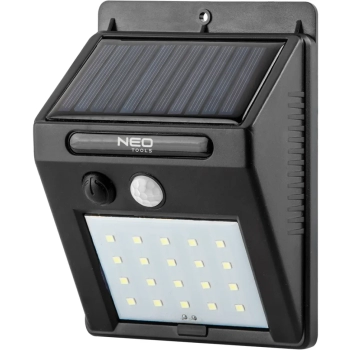 Lampa solarna ścienna 20 SMD LED 250 lm Neo (99-055)