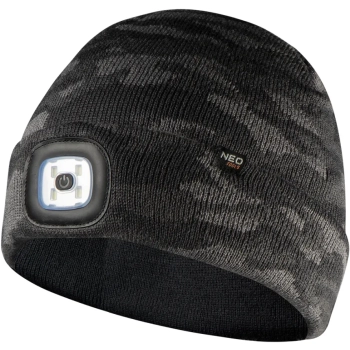 Czapka z latarką LED, dwuwarstwowa, CAMO URBAN Neo (81-632)